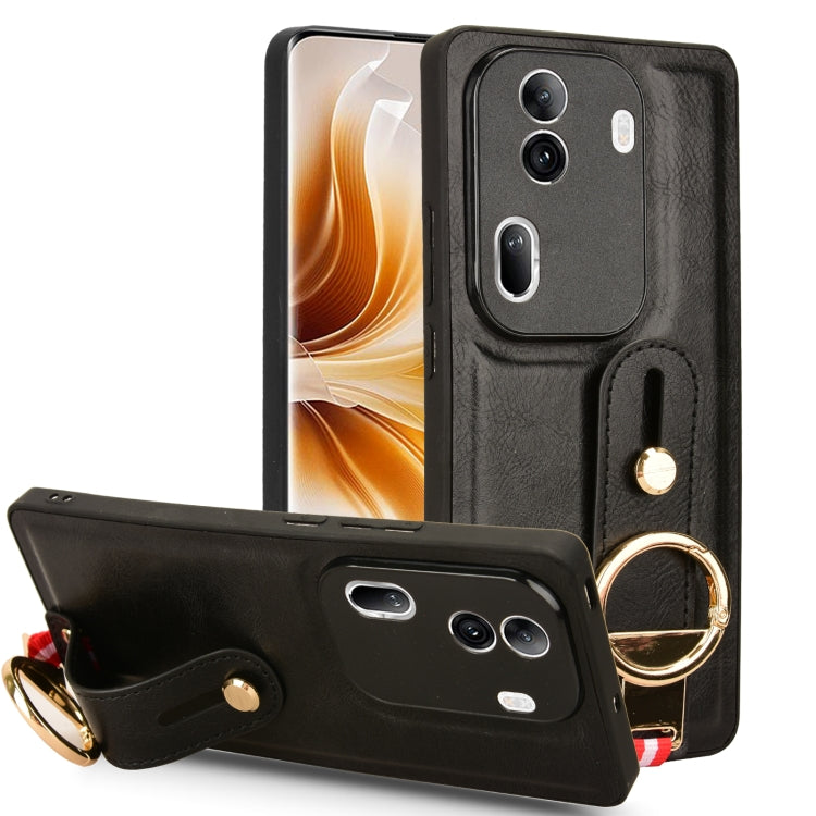 Custodia in pelle con cinturino per OPPO Reno11 Pro, Find X7 Ultra, A79 5G