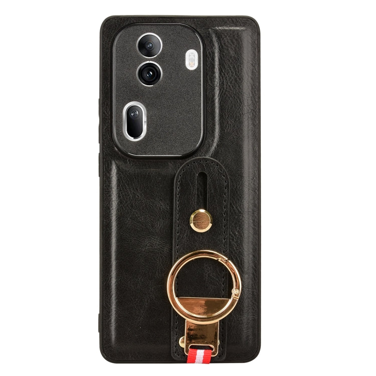 Custodia in pelle con cinturino per OPPO Reno11 Pro, Find X7 Ultra, A79 5G