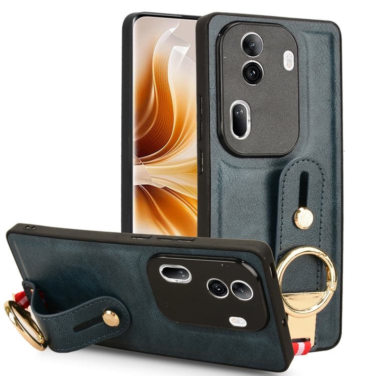 Custodia in pelle con cinturino per OPPO Reno11 Pro, Find X7 Ultra, A79 5G