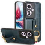 Custodia posteriore in pelle con cinturino per OPPO Reno12 F 5G, A3 Pro India