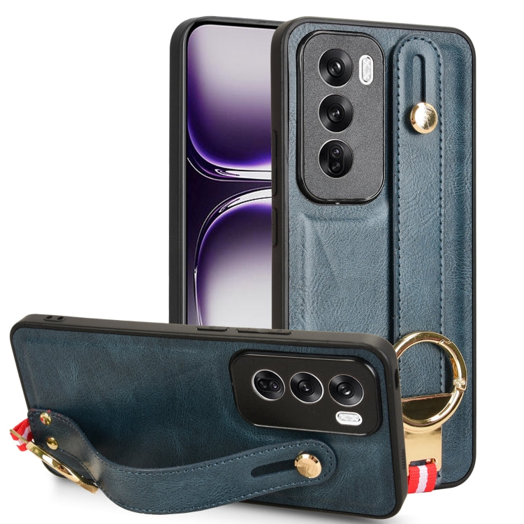 Custodia in pelle con cinturino per OPPO Reno12 5G Global, Reno11 F / F25 Pro