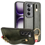 Custodia in pelle con cinturino per OPPO Reno12 5G Global, Reno11 F / F25 Pro