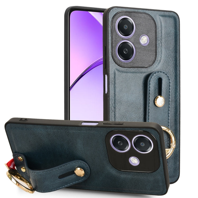 Custodia in pelle con cinturino per OPPO Reno13 F 5G, Find X8, K12x 5G / A3 Pro