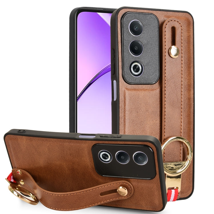 Custodia in pelle con cinturino per OPPO Reno13 F 5G, Find X8, K12x 5G / A3 Pro
