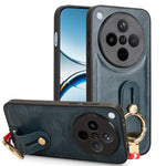 Custodia in pelle con cinturino per OPPO Reno13 F 5G, Find X8, K12x 5G / A3 Pro