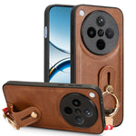 Custodia in pelle con cinturino per OPPO Reno13 F 5G, Find X8, K12x 5G / A3 Pro