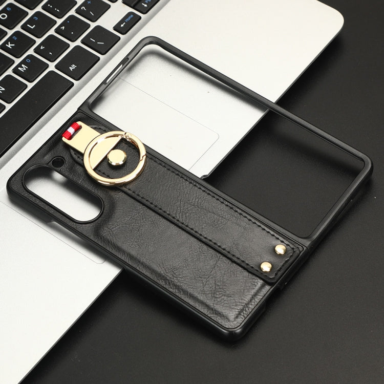 Custodia in pelle con cinturino per Samsung Galaxy Fold5