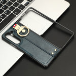 Custodia in pelle con cinturino per Samsung Galaxy Fold5