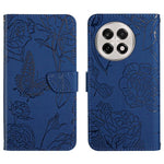 Custodia per cellulare in pelle goffrata con peonia a farfalla, For OnePlus 13T, For OnePlus 13R, For OnePlus 13, For OnePlus Nord 4 5G
