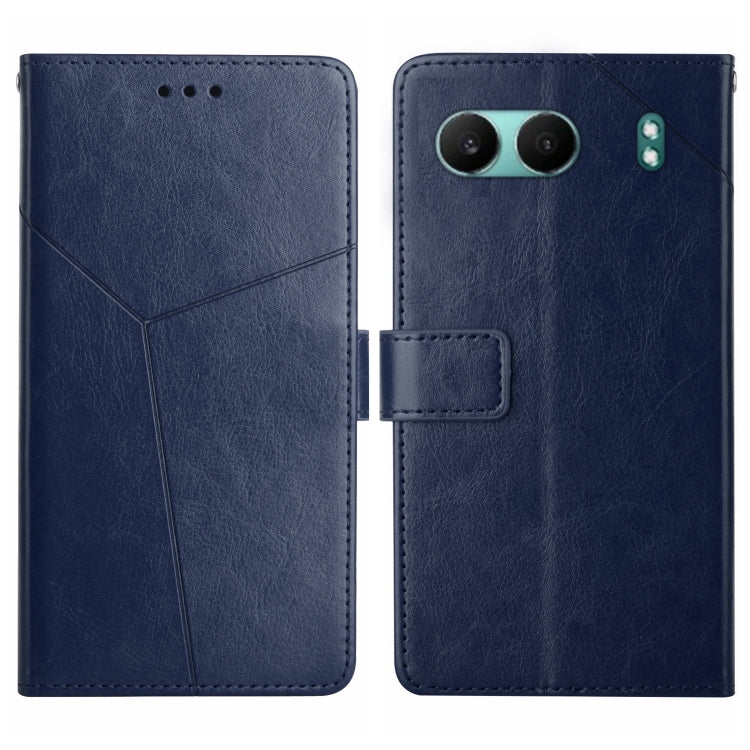 Custodia in pelle con motivo a Y per OnePlus 13T, 13R, 13 e Nord 4 5G