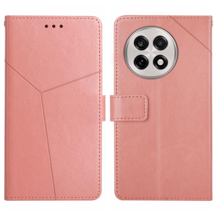 Custodia in pelle con motivo a Y per OnePlus 13T, 13R, 13 e Nord 4 5G
