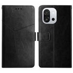 Custodia in pelle con motivo a Y per OnePlus 13T, 13R, 13 e Nord 4 5G