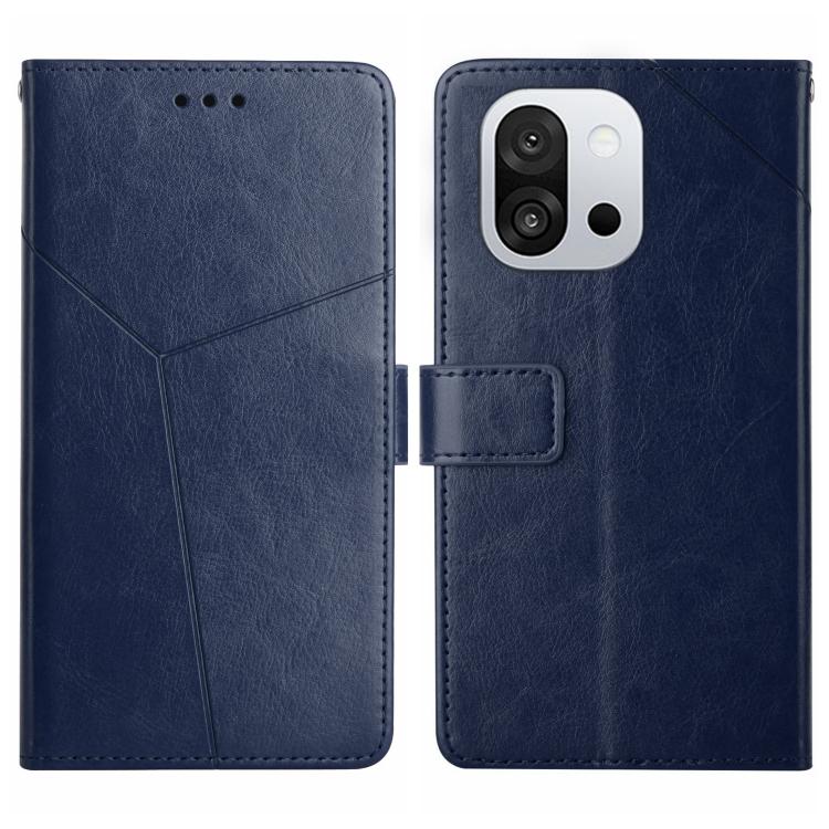 Custodia in pelle con motivo a Y per OnePlus 13T, 13R, 13 e Nord 4 5G