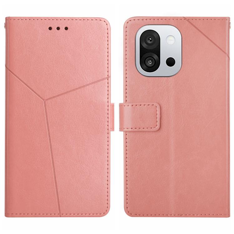 Custodia in pelle con motivo a Y per OnePlus 13T, 13R, 13 e Nord 4 5G