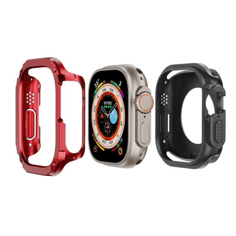 Custodia ibrida TPU e PC per Apple Watch 40-49mm