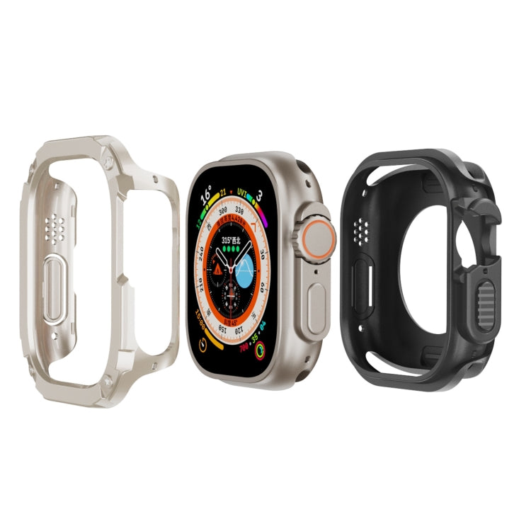Custodia ibrida TPU e PC per Apple Watch 40-49mm