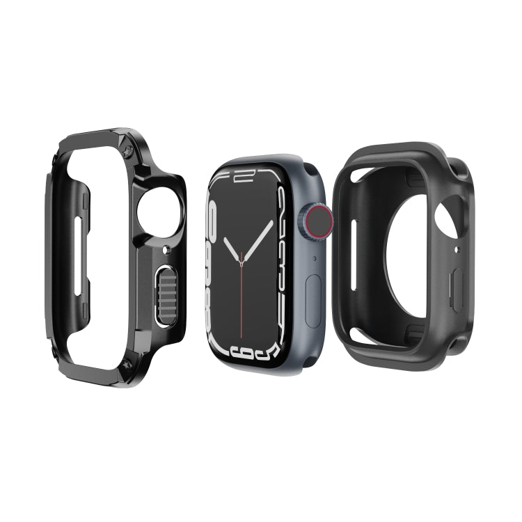 Custodia ibrida TPU e PC per Apple Watch 40-49mm