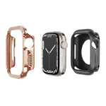 Custodia ibrida TPU e PC per Apple Watch 40-49mm