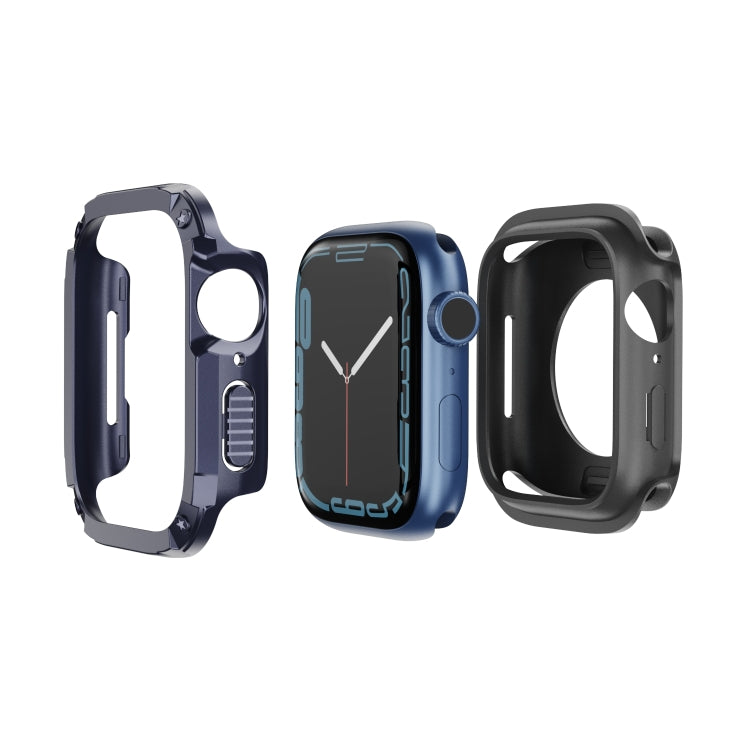 Custodia ibrida TPU e PC per Apple Watch 40-49mm