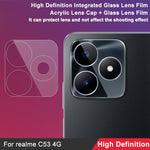 Pellicola con lente in vetro integrata ad alta definizione per Realme C53 4G e