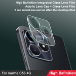 Pellicola con lente in vetro integrata ad alta definizione per Realme C53 4G e