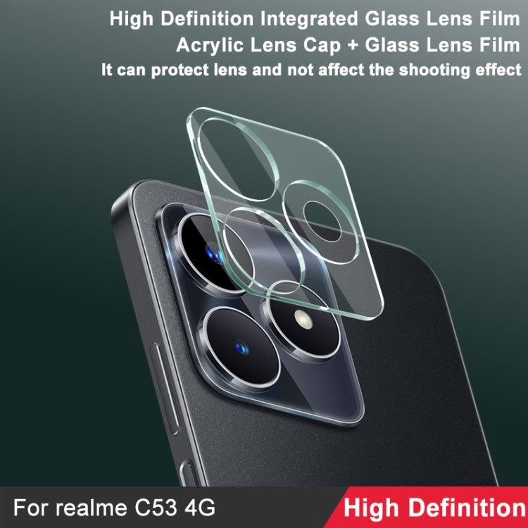 Pellicola con lente in vetro integrata ad alta definizione per Realme C53 4G e