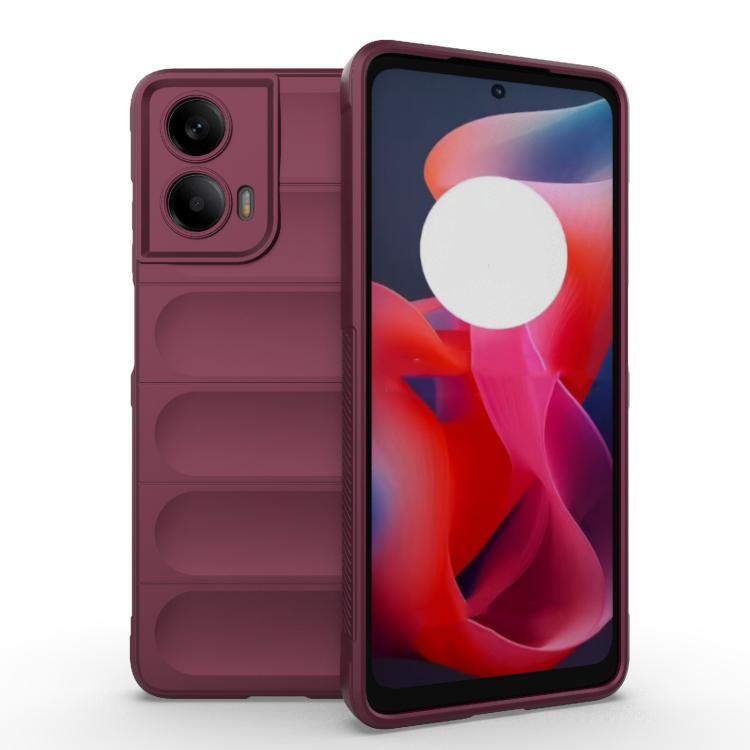 Custodia TPU in flanella per Motorola Moto G24 4G e G85 5G Global
