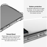 Imak Custodia per telefono in TPU antiurto per airbag, For Huawei Pura 70 Pro / 70 Pro+, For Huawei Pura 70, For Huawei nova 11 SE, For Huawei Mate 60 Pro+, For Huawei Enjoy 60X