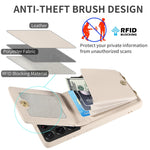 Custodia portafoglio in pelle TPU per Samsung Galaxy S21 Ultra