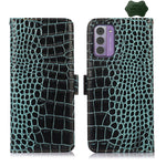 Custodia per telefono in pelle di vacchetta di coccodrillo, For Nokia G42 5G, For Nokia XR21, For Nokia C110