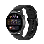 Cinturino in silicone con fibbia nera per Huawei Watch 4
