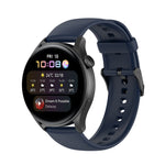 Cinturino in silicone con fibbia nera per Huawei Watch 4