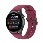 Cinturino in silicone con fibbia nera per Huawei Watch 4