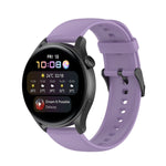 Cinturino in silicone con fibbia nera per Huawei Watch 4