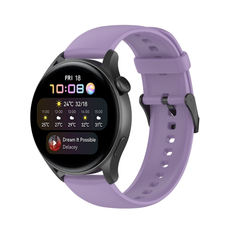 Cinturino in silicone con fibbia nera per Huawei Watch 4