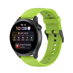 Cinturino in silicone con fibbia nera per Huawei Watch 4