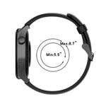 Cinturino in silicone con fibbia nera per Huawei Watch 4