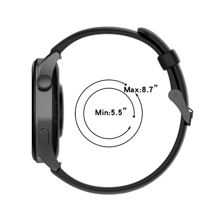 Cinturino in silicone con fibbia nera per Huawei Watch 4
