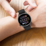 Cinturino in silicone con fibbia nera per Huawei Watch 4