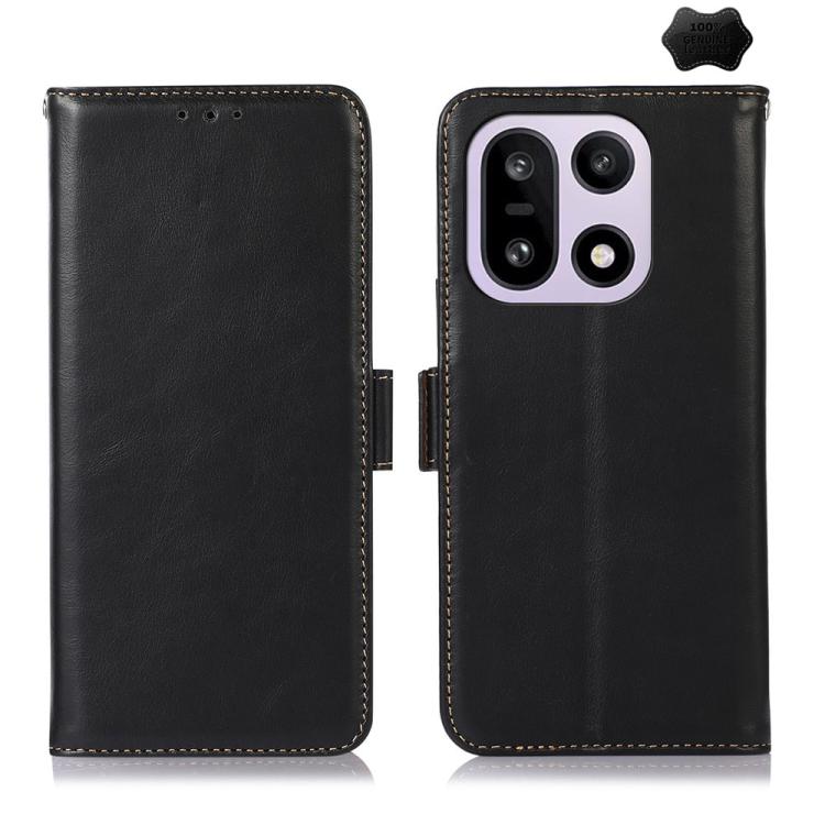 Custodia RFID in vera pelle con struttura magnetica per OnePlus Nord CE6 Lite e