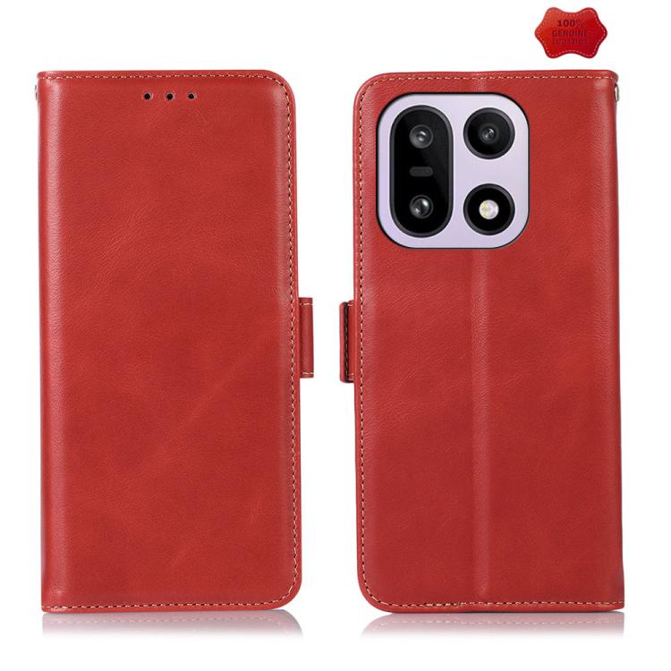 Custodia RFID in vera pelle con struttura magnetica per OnePlus Nord CE6 Lite e