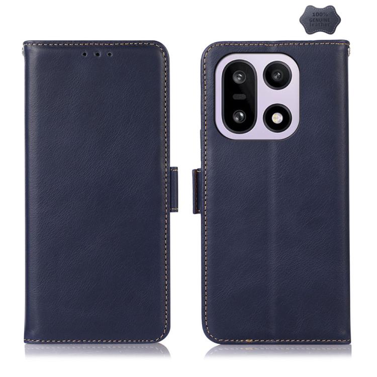Custodia RFID in vera pelle con struttura magnetica per OnePlus Nord CE6 Lite e