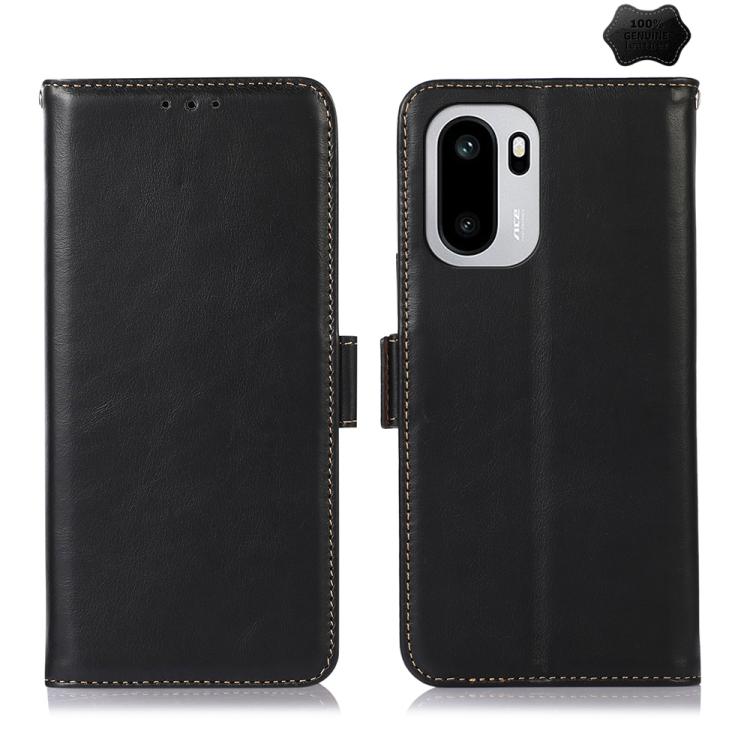 Custodia RFID in vera pelle con struttura magnetica per OnePlus Nord CE6 Lite e