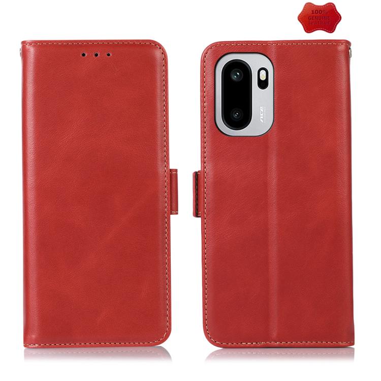 Custodia RFID in vera pelle con struttura magnetica per OnePlus Nord CE6 Lite e