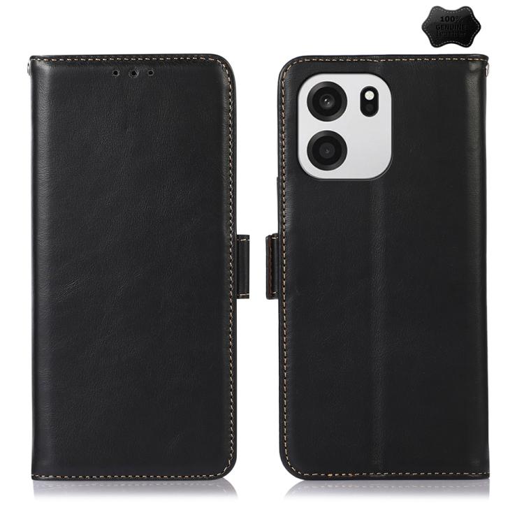 Custodia RFID in vera pelle con struttura magnetica per OnePlus Nord CE6 Lite e