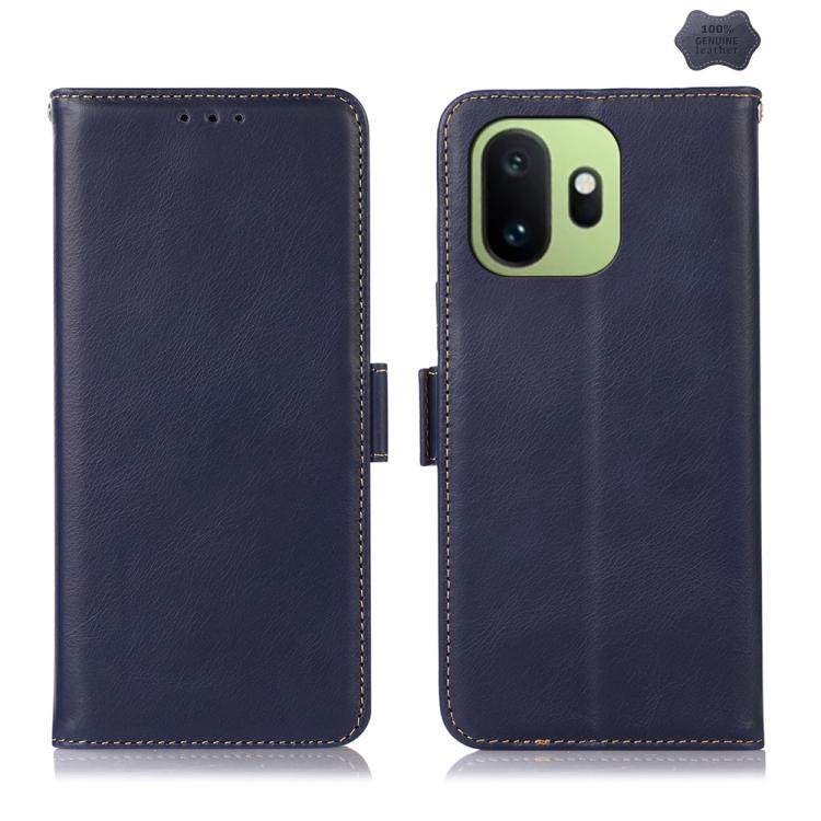 Custodia RFID in vera pelle con struttura magnetica per OnePlus Nord CE6 Lite e