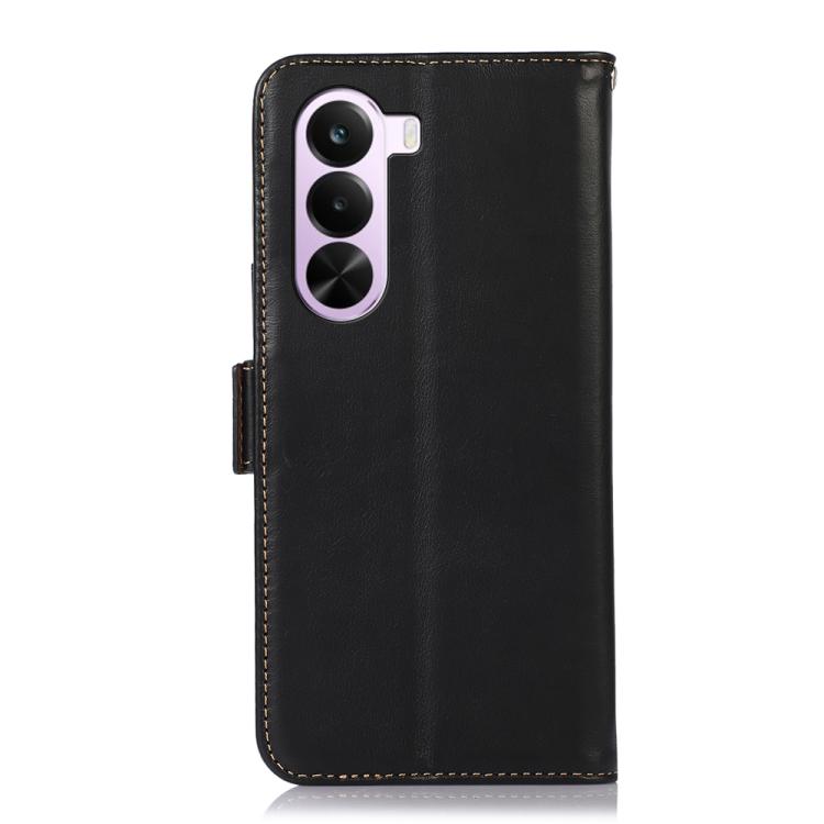 Custodia RFID in vera pelle con struttura magnetica per OnePlus Nord CE6 Lite e