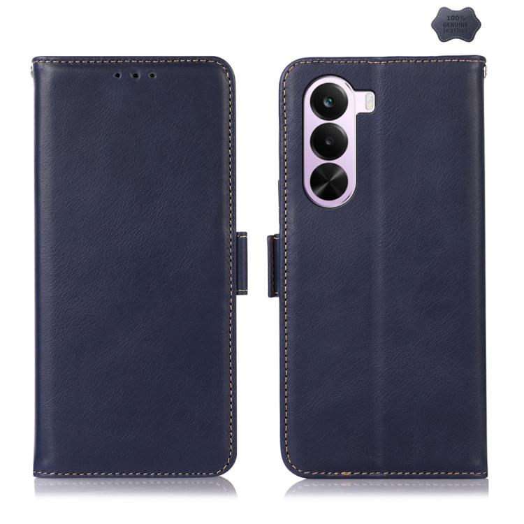 Custodia RFID in vera pelle con struttura magnetica per OnePlus Nord CE6 Lite e