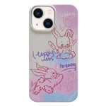 Custodia PC con motivo dipinto per iPhone 14
