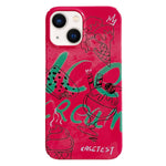 Custodia PC con motivo dipinto per iPhone 14
